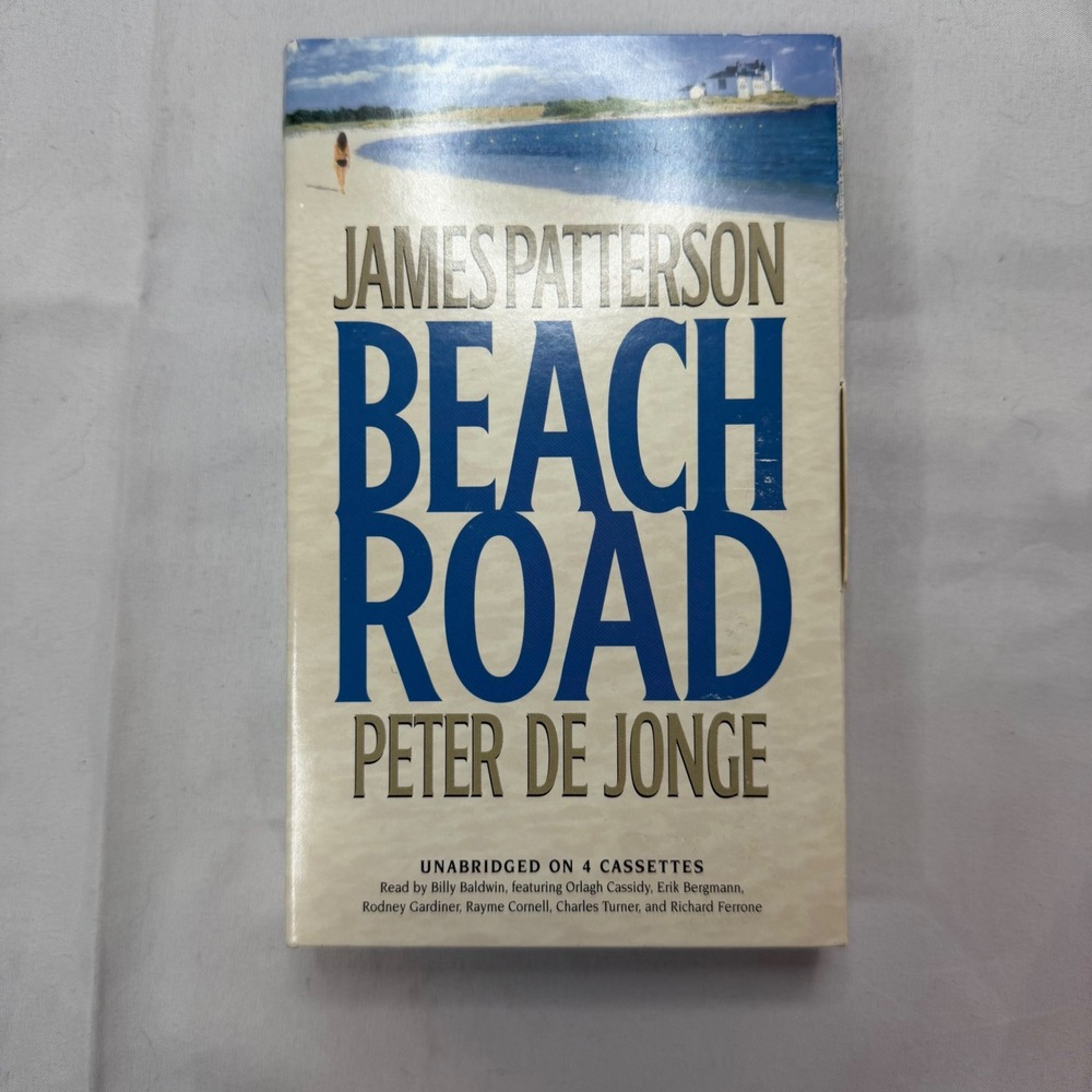 Beach Road James Patterson Peter de Jonge 4 Cassette Audiobook Unabridged 2006